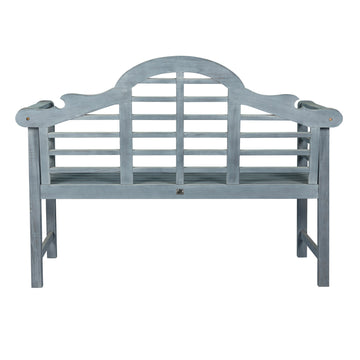 Lutyens Arched 600-Lbs Support Acacia Wood Outdoor Garden Patio Bench - JONATHAN Y